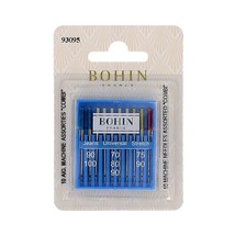 Bohin Sewing Machine Needles Jeans Universal and Stretch Assorted Sizes ... - $17.95