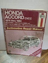 Honda Accord CVCC 1976-1983 Tune-Up Shop Service Repair Manual 1980 1981 1982 - £9.34 GBP