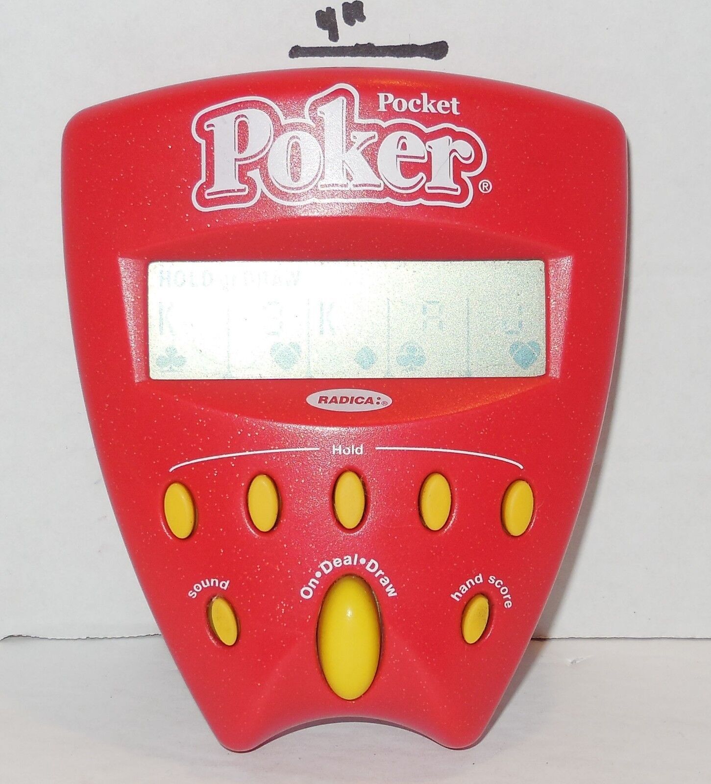 Radica Electronic Pocket Poker 100% Complete - $10.03