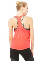 Alo Yoga Volcano Flowy Micro Mesh Extreme Racer Racerback Tank (M) Nwt $48 - £37.03 GBP