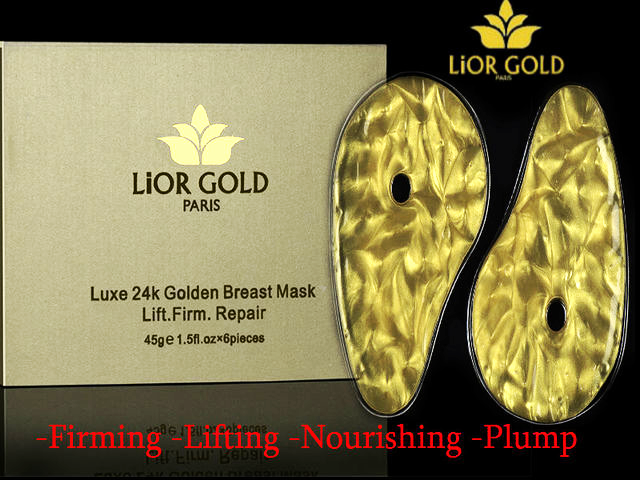 Lior Gold Paris Breast Lift Masks Set of 6  **CLOSE-OUT**​ - £15.31 GBP