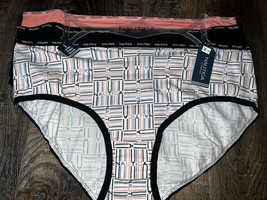 Nautica ~ 3-Pair Women&#39;s Hipster Underwear Panties Cotton Blend ~ 2X - £18.01 GBP