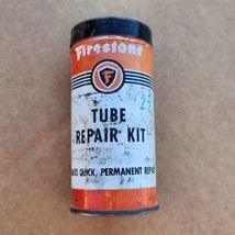 #1950s-60s FIRESTONE TIRE TUBE REPAIR KIT - EMPTY CANISTER - £15.47 GBP