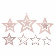 7Pcs/Set Fashion Wedding Decoration Mirror Ornaments Birthday Party Glit... - £12.81 GBP