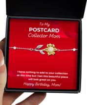 Postcard Collector Mom Bracelet Birthday Gifts - Sunflower Bracelet Jewelry  - £39.34 GBP