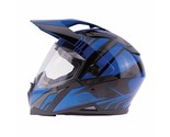 Zox Adult Unisex OEM Glossy Blue &amp; Black Z-DS10 Stitch Helmet - $52.00