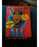 1987 Topps Alf 2nd Series Single Wax Pack. 5 Cards. 1 Sticker. - £3.94 GBP
