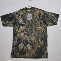 Mossy Oak Men&#39;s Camo T Shirt Size XL XLarge Short Sleeve Camouflage Casual  - £14.73 GBP