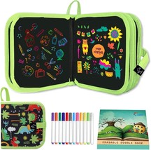 Erasable Doodle Book for Kids Toddlers Activity Toys Reusable Drawing Pads with  - £19.88 GBP