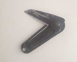 Vintage Gerber Folding Knife  With Money Clip 1.75&quot; Plain Edge Used Sharp - £23.60 GBP
