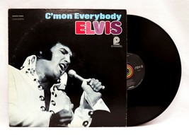 VINTAGE Elvis Presley C&#39;Mon Everybody LP Vinyl Record Album CAS-2518 - £47.47 GBP