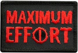 Maximum Effort Tactical Hook Patch (3.0 X 2.0 MXE4) - £7.06 GBP