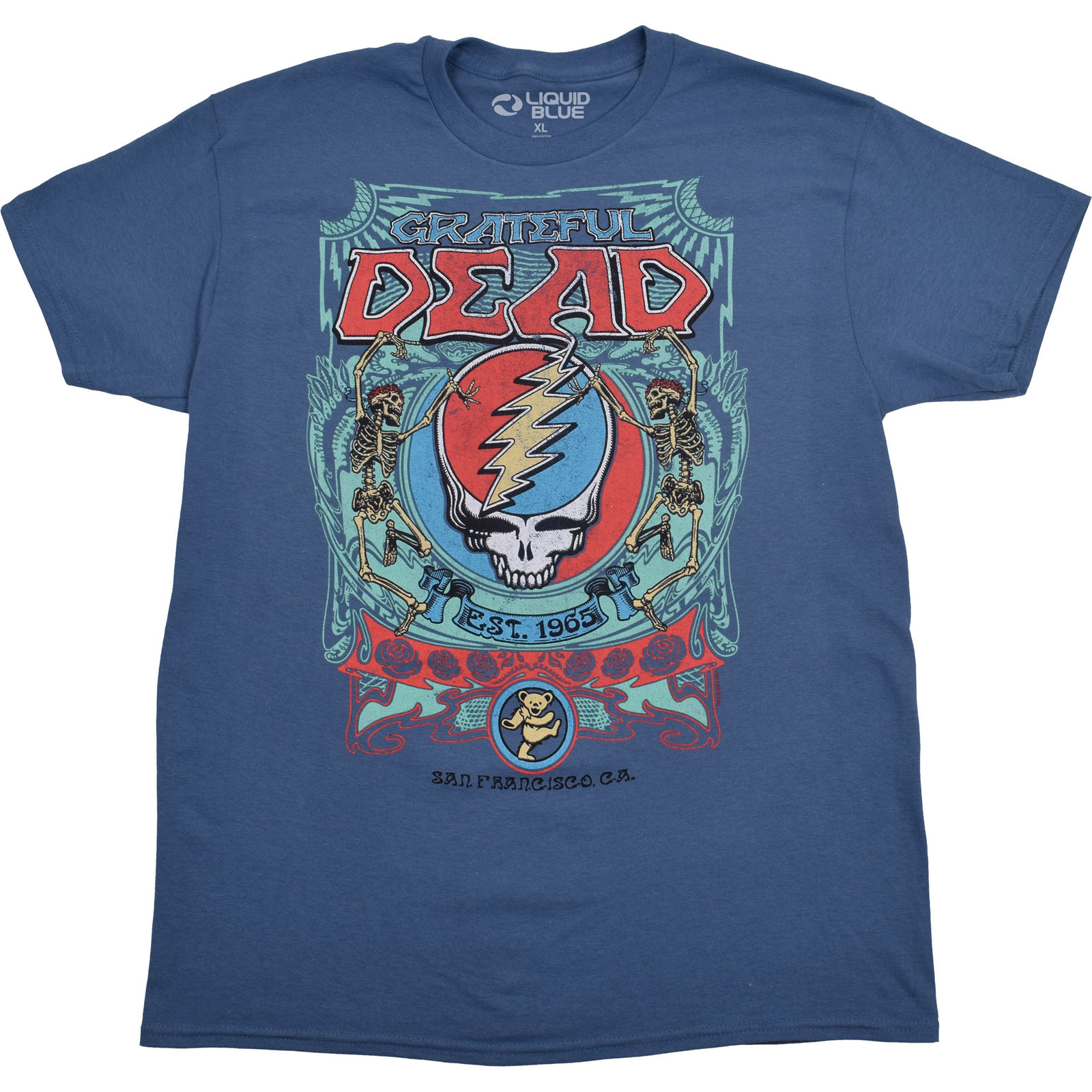 Grateful Dead San Fran Dead  Blue  Shirt    L