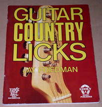 Guitar Country Licks Jay Friedman Instruction Book Vintage 1979 Lucky One - £31.96 GBP