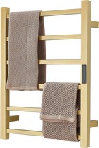 Dudyp Electric Heated Towel Warmer Rack Gold Bathroom Accessories, With,... - £145.11 GBP