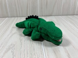 Dan Brechner small green beanbag plush crocodile alligator vintage stuffed toy - £8.28 GBP