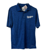 Majestic Men&#39;s Los Angeles Dodgers Endless Flow Cool Base Polo Shirt,Blu... - £19.45 GBP