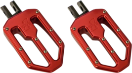 Pro-One BMX Moto V2 Foot Pegs Anodized Red 500752R - £107.07 GBP