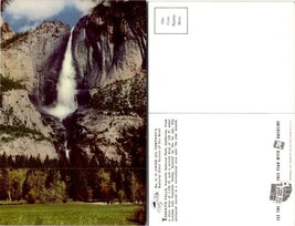California Yosemite National Park Yosemite Falls in the Valley Vintage Postcard - £7.35 GBP