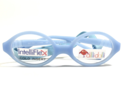 Dilli Dalli Kids Eyeglasses Frames GUMMY BEAR BLUE Rubberized Round 36-15-115 - £44.08 GBP