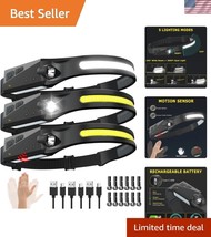 IPX4 Waterproof 230° Wide Beam LED Headlamps - 5 Modes for Outdoor Adven... - $737.93 MXN