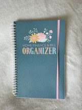 Blue And Floral Monthly Financial Planner And Organizer - $9.00