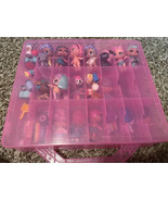 Large Lot of LOL Surprise Dolls Pets &amp; Accessories w/ 2 Sided Case - $85.50