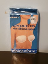 Maidenform Women&#39;s Cup Size D Concealer Cups w/ Additional Support (NEW) - £7.78 GBP