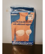 Maidenform Women&#39;s Cup Size D Concealer Cups w/ Additional Support (NEW) - £7.86 GBP