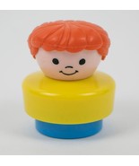 FISHER PRICE CHUNKY LITTLE PEOPLE REDHEAD MOM YELLOW REPLACEMENT FIGURE ... - $120.52 MXN