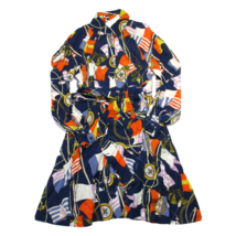 NWT Anthropologie Maeve Mini Shirtdress in Navy Flag Sail Nautical Dress XS $160 - £77.84 GBP