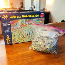 Jan Van Haasteren Puzzle WC Women’s Soccer  1000 piece Comic Jumbo #19091 - $40.76 CAD
