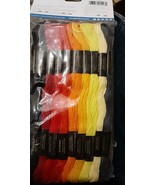 Coats &amp; Clark 6-Strand Embroidery Floss Value Pack 36/Pkg Sunset 0736500... - $159.43 MXN