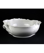 Haviland Limoges Marseille All White Leaf Shaped Pudding Bowl, Antique 1... - $85.00