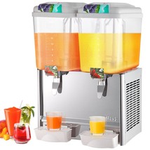 VEVOR 110V Commercial Beverage Dispenser; 9.5 Gallon 36L 2 Tanks Juice Dispenser - $346.01