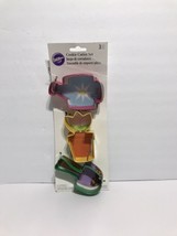 Garden Colored Metal Cookie Cutter 3 pc Set Wilton #0094 - NEW - £8.73 GBP