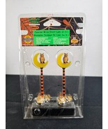 Lemax Spooky Town Crescent Moon Street Lamps ~ Retired - $7.87