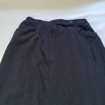 Jones New York Women's Black Wool Blend Front Pockets Size 8 image 6