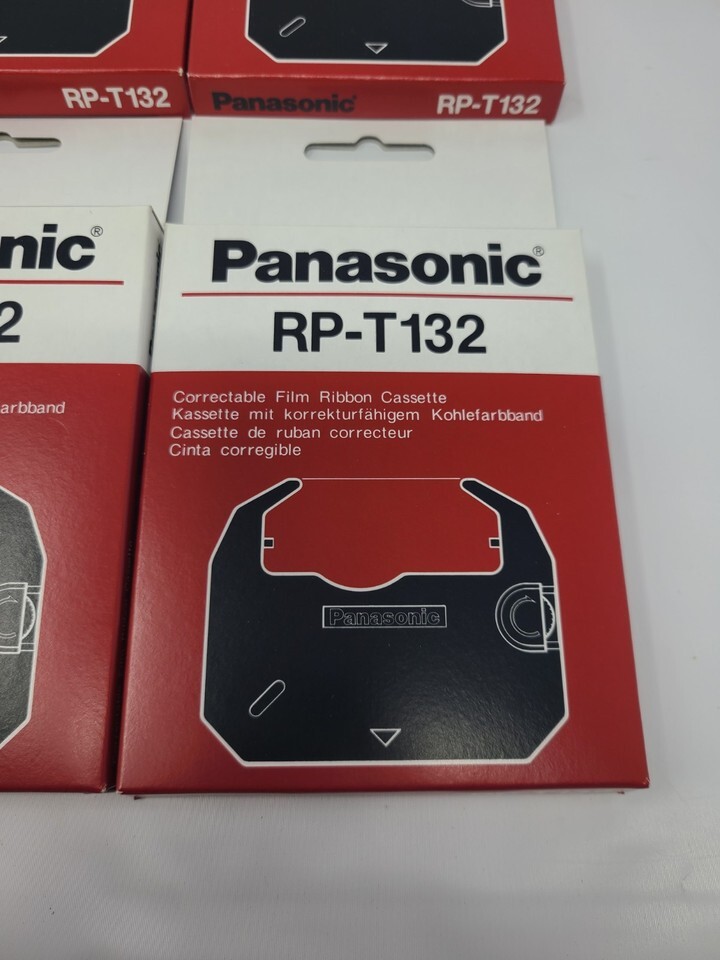 Panasonic Correctable Film Typewriter Ribbon Cassette RP-T132 Japan Lot Of 4 Item image 2