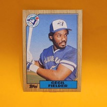 1987 Topps #178 Cecil Fielder Toronto Blue Jays Rookie RC Baseball Card - £1.15 GBP