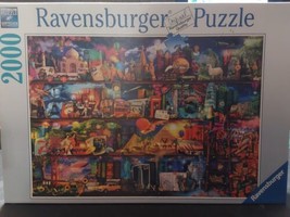 Ravensburger World of Books 2000 Pc Jigsaw Puzzle Aimee Stewert 2014 29x38 - £25.29 GBP