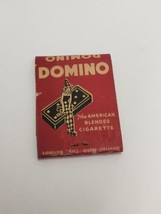 Domino Cigarettes Matchbook Cover American Blended - £5.29 GBP