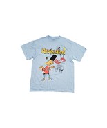 Nickelodeon Men&#39;s 90&#39;s Throwback Graffiti S/S T-Shirt Light Blue Size M, XL - £17.77 GBP