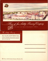 Wisconsin(WI) Milwaukee Schlitz Brewing Company Beer Alcohol 1949 VTG Postcard - £7.51 GBP