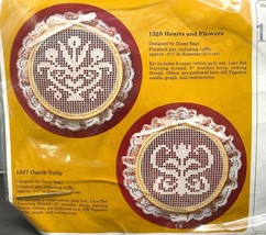 Embroidery Lace Hardanger Darning Kit Dutch Tulip Creative Circle NIP 1327 - £10.94 GBP