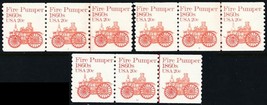 1908, MNH 20¢ PL# 7,8 & 11 In Strips of 3 CV $49 * Stuart Katz - $29.95