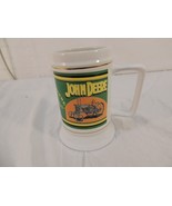 John Deere Stoneware Coffee Mug The Encore Group 2007 Large Mug White CA - $31.77 CAD