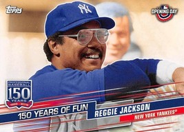 2019 Topps Opening Day 150 Years Of Fun #YOF15 Reggie Jackson New York Yankees - £0.69 GBP