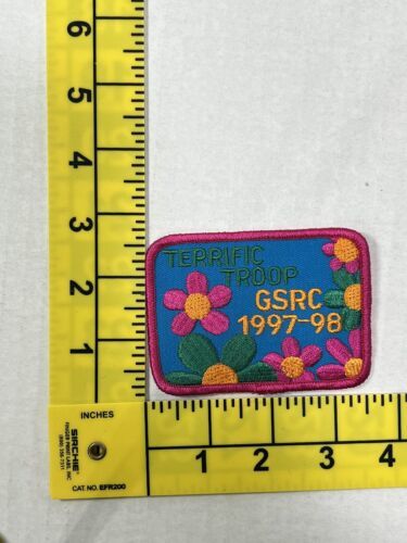 Girls Scouts In Rural Communities Terrific Troop Patch 1997-1998 Patch New - $8.91