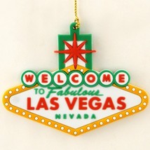 Welcome Las Vegas Sign Xmas Christmas Tree Ornament - £5.46 GBP